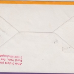 Tschad - 60+30 F. Weihnachten 1976 Zuleitungspost Luftpostbrief N'Djamena 1977