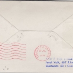 Tschad - 25+45 F. Ziege/Kamel Zuleitungspost Luftpostbrief N'Djamena 1975