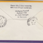 Ghana - 20 NP Hase Lufthansa 1st-Flug Accra - Abidjan Luftpostbrief 1976