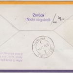 Afar u Issa - 45 F Fisch u. 10 F Hyäne Zuleitungspost Lupo-Einschreiben Djibouti