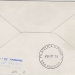 Mauretanien - 15 UM a 75 F. Muschel Versteinerung u.a. Zuleitungspost Lupo-Brief