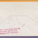 UAE - 35 F. 4. Gründungstag LH 1st-Flug Lupo-Brief Dubai Dahran 1976