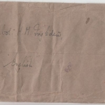 Ceylon - 3x20 C. Tee-Ernte Zensurbrief OAS APO 61/58 Field Censor India 1943