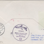 Jamaika - Zuleitungspost Air Jamaica 1st-Flug a. LH1st-Flug FFM Saarbrücken 1975