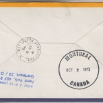 Dominica - Zuleitungspost Lufthansa Erstflug 1st-Flug Toronto - FFM 1975