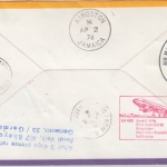 Monserrat - Zuleitungspost Lufthansa 1st-Flug Kingston New York/JFK 1976