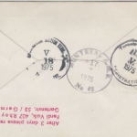 Monserrat - 20+35 C. Frühkaribische Kultur Luftpost Einschreiben Plymouth 1975