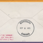 St. Lucia - Zuleitungspost LH 1st-Flug Toronto FFM 1975 Freimarkenausgabe