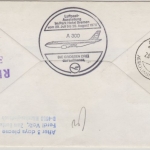 St. Lucia - Zuleitungspost LH 1st-Flug Athen - Bremen 1978 Weihnachten