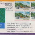St. Vincent - Zuleitungspost LH 1st-Flug Faro - Frankfurt 1978