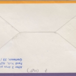 St. Vincent - Zuleitungspost LH 1st-Flug Montreal - Frankfurt 1975 50 C. Fisch