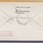 St. Vincent - Zuleitungspost LH 1st-Flug Caracas - Bogota 1977 Coronation