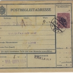 Österreich - 90 H. Wappen Paketkarte n. BOSNIEN Wien - Sarajewo 1918