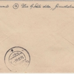 DR - Elm ü. Schlüchtern Poststelle I Einschreibebrief n. Celle 16.10.1944