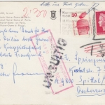 BRD - Dt.-/Franz. Mischfrankatur Karte n. ÖSTERREICH Göttingen 1972