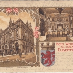 NRW - Elberfeld Hotel Weidenhof Bes. Carl Meyer Litho gelaufen 1911