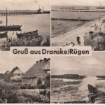 Mecklenburg-Vorpommern - Dranske Rügen Mehrbild-Fotokarte gelaufen 1963
