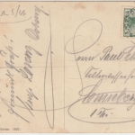 Thüringen - Unterneubrunn Ortsansicht Mädchen/Tracht Passepartout-AK 1907