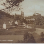 Bayern - Gößweinstein Ortsansicht Teilansicht sw-Fotokarte gelaufen 1928