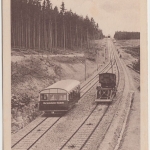 Thüringen - Oberweißbach Bergbahn sw-AK gelaufen 1923