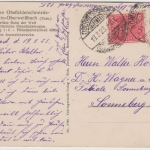 Thüringen - Oberweißbach Bergbahn sw-AK gelaufen 1923