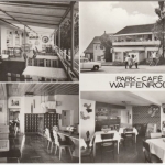 Thüringen - Waffenrod Parkcafe sw-Mehrbild-Fotokarte ungelaufen ca. 1960/70