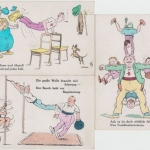Sport - Turnen 6 versch Juxkarten Spottkarten Verlag WSSB ungebraucht ca 1910/20