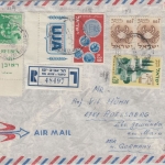 Israel - 20 A. Jüd. Appell u.a. Luftpost Einschreiben Tel Aviv 1963 n.