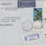 Israel - Luftpost Einschreibebrief Tel Aviv Yafo - Wiesbaden 1982