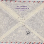 Israel - 55 A. El Al TAB Bogenrand Luftpost Einschreibebrief Tel Aviv Yafo 1963