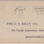 USA - 2 C. Ohio River Canalisation Ortsbrief Springfield 1929