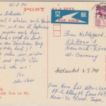 Taiwan - 5 $ Wildgänse Luftpostkarte Taipei - Bonn 1974