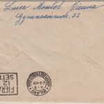 Italien - 4 L. Fackel Zensurbrief Udine - Milano 1946 Zensur Allied Controll