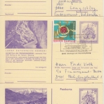 Österreich - 5 Bild-Ganzsachen versch. SST Thema Eisenbahn 1978