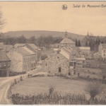 Belgien - Moresnet Ortsansicht sw-AK gelaufen 1927
