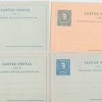 Portuguese colonies - Angra 6 old different stationeries all unused