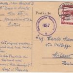 Österreich - 35g Landschaften I Karte n. ITALIEN Wien Mailand 1947 österr Zensur