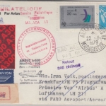 Malagasy - Zuleitungspost Erstflug Faro - FFM 1979 Luftpost Einschreibebrief
