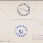Mauritanie - Zuleitungspost LH-Erstflug Etappe Dakar Montevideo Nouakchott 1979