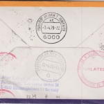 Djibouti - 40 F Eisenbahn Zuleitungspost LH-Erstflug Tunis Frankfurt 1979