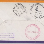 Djibouti - 60 F Aero-Club Zuleitungspost LH-Erstflug Thessaloniki Stuttgart 1979