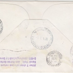Senegal - 40 Fr Tizian u.a. Zuleitungspost LH-Erstflug Frankfurt Montevideo 1978
