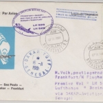 Mauretanien - 19 UM FAO Zuleitungspost LH-Erstflug Dakar - Frankfurt 1981