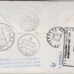 Benin - 90 Fr 1st-Flug Paris-New York Luftpostbrief Einschreiben Conotou 17.2.81