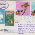 Centrafricaine - Zuleitung LH-1st-Flug Dakar Frankfurt 1981