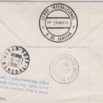 Cameroon - 200 Fr. Boeing Zuleitungspost Etappenpost LH 1st-Flug Dakar 3.11.1981