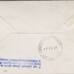 Centrafricaine - 40 Fr Merzedes ua. Etappenpost LH 1st-Flug Dakar Sao Paulo 1981
