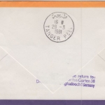 Togolais - 100 Fr Rotary u.a. Zuleitungspost Etappenpost LH 1st-Flug Tanger 1981
