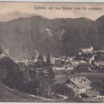 Österreich - Kufstein v. Ed gesehen, sw-Ortsansicht gelaufen 1920