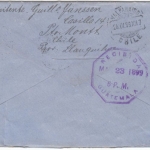 Chile - 10 Ctv. Ganzsache Brief n. GAUTEMALA Puerto Montt Livingston 1899